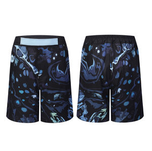 Shorts de combat MMA sublimés élastiques de qualité supérieure, personnalisables, motif uni, shorts de boxe pour hommes et femmes - Product Image 5