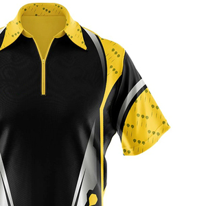 Usine En Gros Dart Jersey Sportwear Type pour Hommes 100% Polyester Matériel Léger Quickdry Manches Courtes OEM Service - Product Image 3