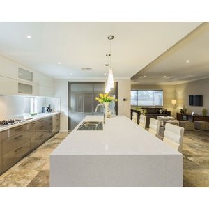 Gioia Carrara Unionstone Calcite Blanche Design Moderne pour Salle de Bain Cuisine Hôtel Villa avec Finition Polie et Brossée pour Sol - Product Image 2