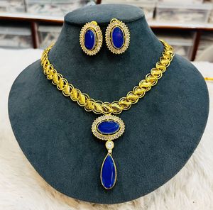 Élégant collier en pierre doublet polonais doré pour femme, parfait pour les mariages, les fêtes et les occasions spéciales, collier minimal - Product Image 4