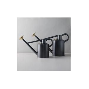Haute vente Premium noir enduit conception outils de jardin eau peut à haute qualité sécurité santé métal arrosoir prix de gros - Product Image 1