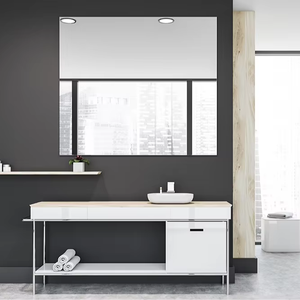 เครื่องทำความร้อนกระจกอินฟราเรดแบบไร้กรอบ 500W ทำงานเงียบ พร้อมไฟส่องสว่าง ป้องกันความร้อนเกิน ควบคุมอัจฉริยะ ประหยัดพลังงาน เหมาะสำหรับห้องน้ำ - Product Image 1