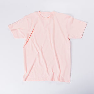 เสื้อยืดผู้ชายแขนสั้นคอตตอน100% สีทึบคอกลมว่างเปล่าเป็นมิตรกับสิ่งแวดล้อมระบายอากาศ - Product Image 2