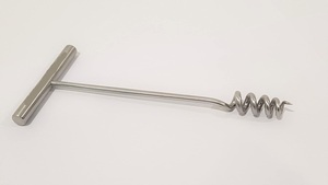 Doyen 16.5cm Instruments chirurgicaux en acier inoxydable de haute qualité Mahersi certifié CE Doyen Myoma vis poignée en T 8" - Product Image 2