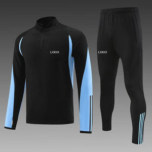 Chándal de entrenamiento deportivo profesional para hombre, superventas, uniforme deportivo de invierno, chaqueta de manga larga con media cremallera, conjunto de estilo - Product Image 6