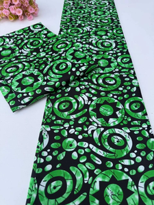 Tissu africain élégant imprimé à la cire et coton Ankara Dakar Matériau de première qualité pour l'artisanat de vêtements et les projets de mode - Product Image 3