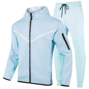 Chándal de lana con cremallera térmica para hombre 100% algodón 350 GSM tela antibolitas informal de punto ropa de etiqueta privada MOQ bajo - Product Image 3