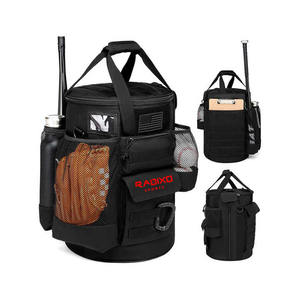 Sac seau d'entraînement de baseball de grande capacité tactique à prix d'usine avec sangle Molle et multi-poches - Product Image 1