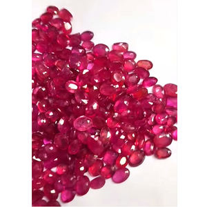 แก้วที่เต็มไปด้วยทับทิมขนาด10มม. ถึง13มม. 218ชิ้นรี620 CTS ล็อตได้รับความร้อนพลอยหลวมเรา $355สำหรับทุกคน - Product Image 4