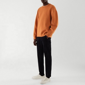 Pulls tricotés pour hommes laine cachemire hiver mode basiques blanc personnalisé pulls à col rond hommes pull pulls - Product Image 2