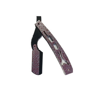 Rasoir professionnel en acier inoxydable, rasoir pliable à bord droit, rasage pour hommes, kit de rasage de haute qualité avec rasoir - Product Image 1