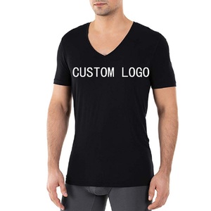 T-shirt blanc de base personnalisé à épaules tombantes T-shirt en coton avec logo personnalisé T-shirt à manches courtes en coton biologique - Product Image 1