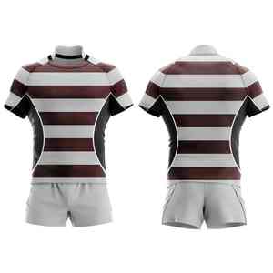 Uniformes de rugby al por mayor con tamaños y diseños personalizados para equipos que juegan en ligas escolares torneos nacionales y entrenamientos - Product Image 1