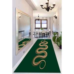 Alfombra con Estampado de Serpiente - Moderna, Personalizable, Suave, Lavable a Máquina, con Pelo Suave - Product Image 3