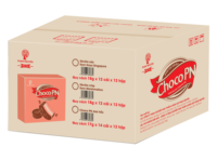 Biscuits aux œufs enrobés de chocolat à la pastèque, texture moelleuse, saveur de melon parfumée, goût sucré, garniture guimauve, 14 pièces, 12 boîtes