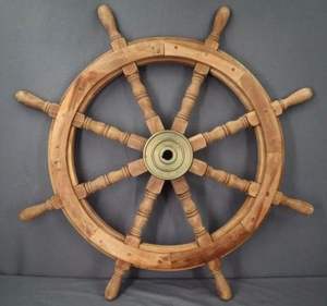 Timón de Barco de Madera Personalizado |   Acabado de Buena Calidad Hecho a Mano |   Precio al por Mayor de Fábrica - Product Image 2