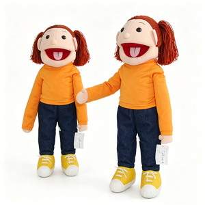Marioneta de Peluche de Cuerpo Completo para Niña, Material Suave, Accesorios de Cumpleaños para Niños, Juego de Roles Interactivo para 5-7 Años - Product Image 1