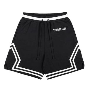 Short de basket-ball vierge personnalisé pantalon Streetwear coton français éponge été Sweat Shorts pour hommes CausalDDP expédition - Product Image 1