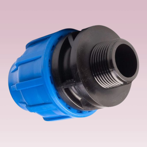 Raccords de tuyauterie de Transmission d'eau haute pression commerciale de haute qualité 20MM X 3/4 pouces adaptateur de filetage mâle PP Surface lisse - Product Image 3