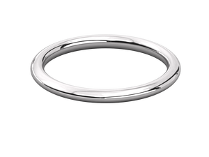 แหวนเพชรชุบทอง14K เรียบง่ายแบนเรียบคลาสสิกของขวัญงานหมั้นงานแต่งงานของผู้หญิงสำหรับปาร์ตี้และวันครบรอบ - Product Image 4