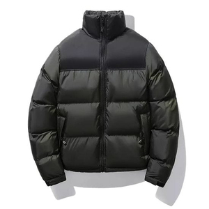 Wholesale Custom Men's Winter <b>Padded</b> Bubble <b>Jacket</b> Stand Collar Quilted Outdoor Puffer Formal Style <b>Waterproof</b> - Product Image 6