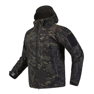 Veste de chasse d'hiver unisexe, design classique par sublimation, coupe-vent, imperméable, séchage rapide, softshell, isolée thermiquement - Product Image 2