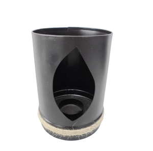 Modern Luxury <b>Square</b> Votive <b>Candle</b> Holder Handmade Iron/Jute & Brown Wood for Living Room & Christmas Decorations - Product Image 3