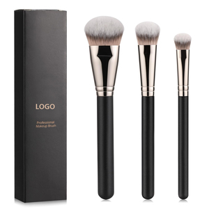 Pennello fondotinta Kabuki morbido e denso setole sintetiche ad angolo <span class=keywords><strong>per</strong></span> lucidatura spazzola <span class=keywords><strong>per</strong></span> <span class=keywords><strong>crema</strong></span> liquida contorno Bronzer fondotinta - Product Image 5