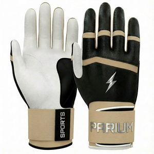 Wholesale Optimal Damping Softball <b>Batting</b> <b>Gloves</b> High Tack Goatskin Palm Custom Logo Print Bulk Supply Softball <b>Batting</b> <b>Gloves</b> - Product Image 5