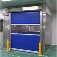 Porte industrielle rapide en PVC certifiée CE, design moderne, imperméable, rideau PVC avec surface finie