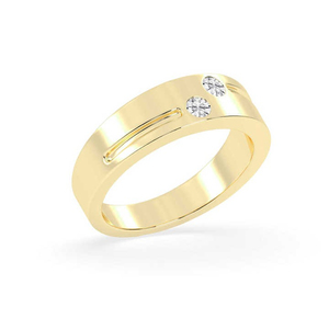 Anillo de oro elegante de 14kt y 18kt de alta demanda con diamantes cultivados en laboratorio Joyas de lujo para cada ocasión - Product Image 2