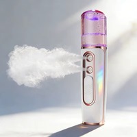 Vaporizador Facial USB, Mini Humidificador, Nebulizador, Vaporizador Facial, Instrumento de Belleza Hidratante, Herramienta para el Cuidado de la Piel Facial, Metal Nano