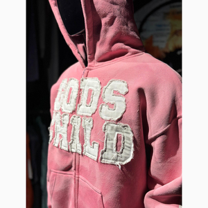 Ensemble de survêtement brodé délavé de haute qualité avec logo personnalisé, pantalon évasé, 100 % coton, style streetwear empilé, pour hommes - Product Image 3