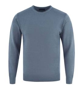 เสื้อสเวตเตอร์คอตตอนสีทึบของผู้ชายเสื้อกีฬาระบายอากาศได้ดีเสื้อสเวตเตอร์คอสูงของผู้ชายโลโก้กำหนดเอง2025 - Product Image 5