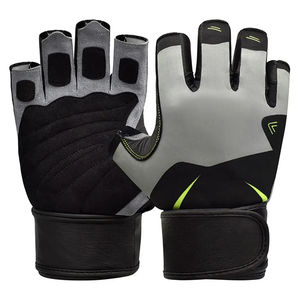 Gants de sport d'intérieur en cuir pour hommes et femmes, respirants, pour entraînement de force, exercices de traction, spinning, vente chaude - Product Image 1
