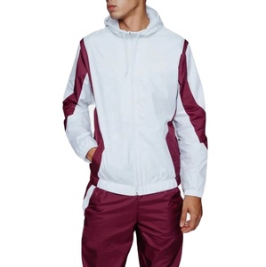 Nuevo Estilo 2026, Chándal Cortavientos Personalizado de Alta Calidad, 100% Algodón, Talla Grande, Forro Polar Transpirable, Ropa Deportiva Estampada - Product Image 1