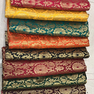 Tela Brocada Jacquard Premium para Vestidos de Novia, Ropa Étnica, Decoración del Hogar, Tapicería y Aplicaciones de Diseño de Prendas - Product Image 3