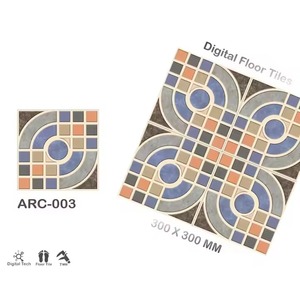 Marca Vistaar, diseño de punzón en relieve, baldosas de suelo esmaltadas de cerámica 30x30 40x40 12x12 16x16 300x300 400 - Product Image 2