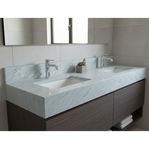 Panneau artificiel <span class=keywords><strong>effet</strong></span> marbre vert <span class=keywords><strong>sauge</strong></span> moderne en gros, grande dalle pour plan de travail, sol, îlot de cuisine, dessus de meuble de salle de bain, intérieur 5 - Product Image 3