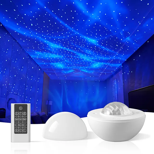 Smart App Remote Control Projection Lamp Star Projector Led Bulb With Speaker Night Light Projector