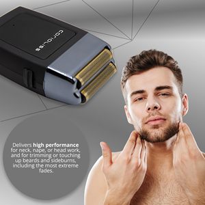 Afeitadora Eléctrica de Precisión para Barba, para Hombres, Profesional, con Cable de Carga USB, Doble Cuchilla, Lavable, Repuesto para RV - Product Image 3