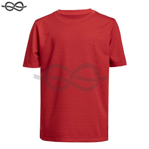 เสื้อยืดคอกลมแขนสั้นสำหรับผู้ชายแบบแอคทีฟ ขนาดสั่งทำได้ ดีไซน์เรียบง่าย ระบายอากาศได้ดี แห้งเร็ว ทออย่างประณีตเพื่อความสบายสูงสุด - Product Image 5