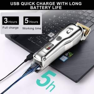 Kit de Aseo Profesional para Hombre, Inalámbrico, Resistente al Agua IPX7, Recargable, para Recortar el Cabello y la Barba, Estilo Barbería - Product Image 4