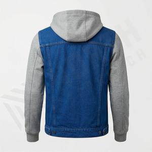 Chaqueta Vaquera Corta de Mezclilla Personalizada a la Moda para Mujer, Chaqueta de Mezclilla de Manga Larga con Logotipo Personalizado, Suministro del Fabricante, Elegante y de Alta Calidad - Product Image 2