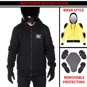 เสื้อฮู้ดมอเตอร์ไซค์สำหรับผู้ชายเสื้อฮู้ดตัดแบบอัตโนมัติทนทาน - Product Image 2