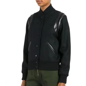Classic varsity jackets for men Quilted lining sports outerwear College student jackets sale - Product Image 2