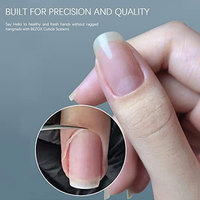 Ciseaux à ongles de manucure à pointe extra fine Nouveau style Coupe incurvée Meilleur outil de beauté en acier inoxydable Ciseaux à cuticules