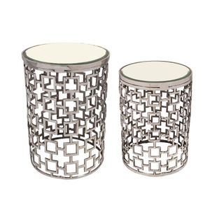 Meubles de qualité durable Table basse et table d'appoint en aluminium pour salon Table d'appoint décorative en métal Utilisation domestique - Product Image 6