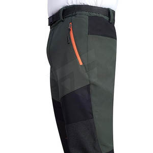 Pantalones Softshell ligeros e informales para hombre, hechos a medida con la mejor calidad, cierre de Cintura elástica de Color sólido, patrón recto - Product Image 5