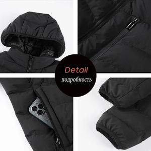 Veste d'hiver épaisse et chaude de haute qualité pour hommes Manteaux rembourrés décontractés Veste bouffante pour hommes - Product Image 6